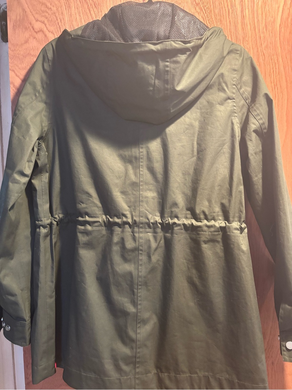 Hunter Women's Olive Hooded Utility Jacket - Picture 7 of 8